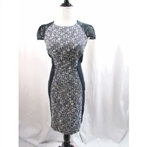 Anthropologie Moulinette Souers Navy Tweed Dress